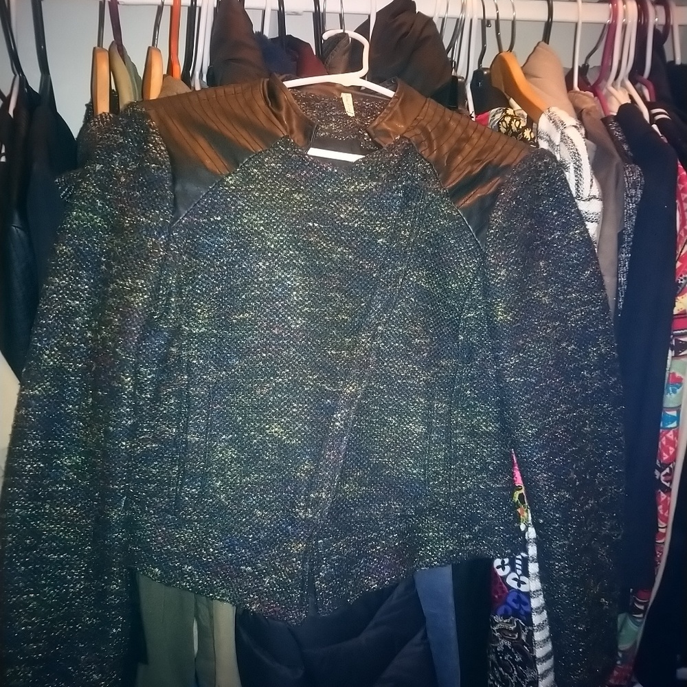 Tweed Moto Jacket